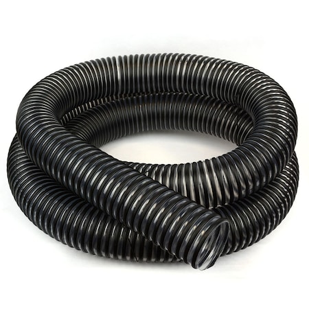 Big Horn 2-1/2 Inch x 20 Feet Dust Hose, Clear with Black Helix 11292